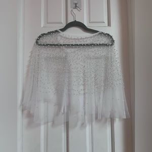 Pearl bridal topper - one size fits all